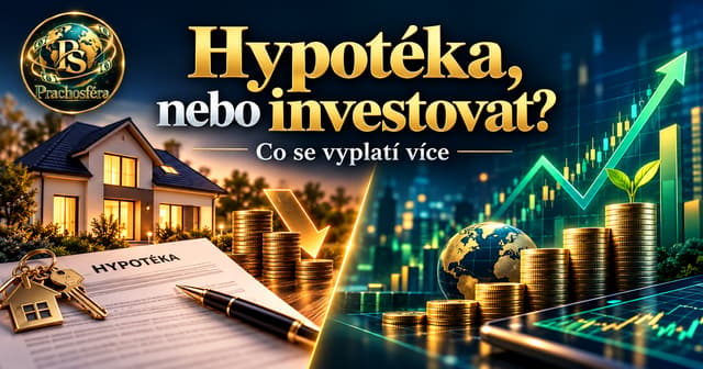 Je lepší splácet hypotéku, nebo investovat? Kompletní srovnání